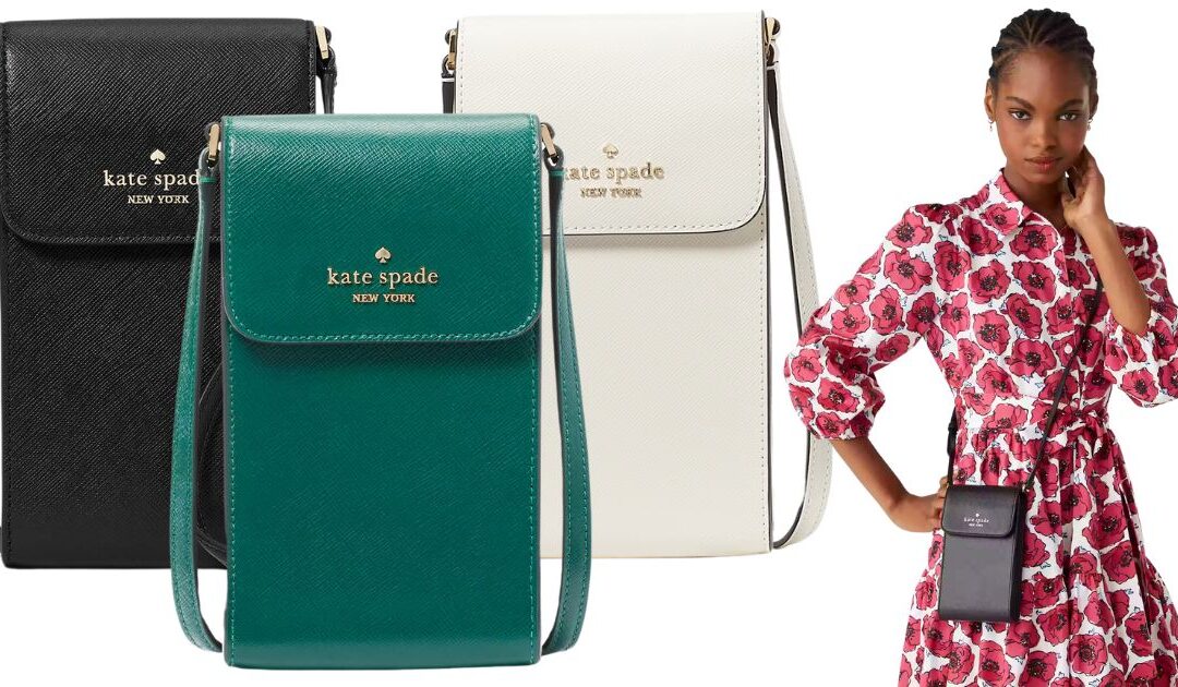 Kate Spade Madison North South Flap Phone Crossbody a solo $59 (Reg. $199)