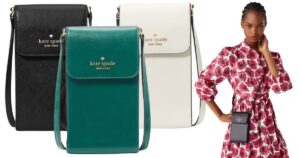 Kate Spade Madison North South Flap Phone Crossbody