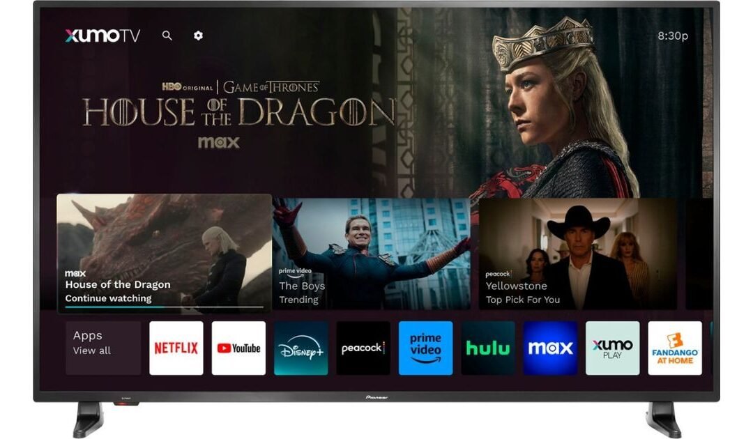 Pioneer Class LED 4K UHD Smart Xumo TV 55-In a solo $169.99 (Reg. $300)