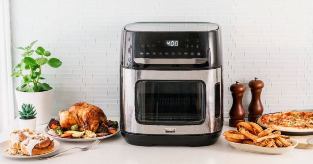 Bella Pro Series - 12.6-qt. Digital Air Fryer Oven - Stainless Steel