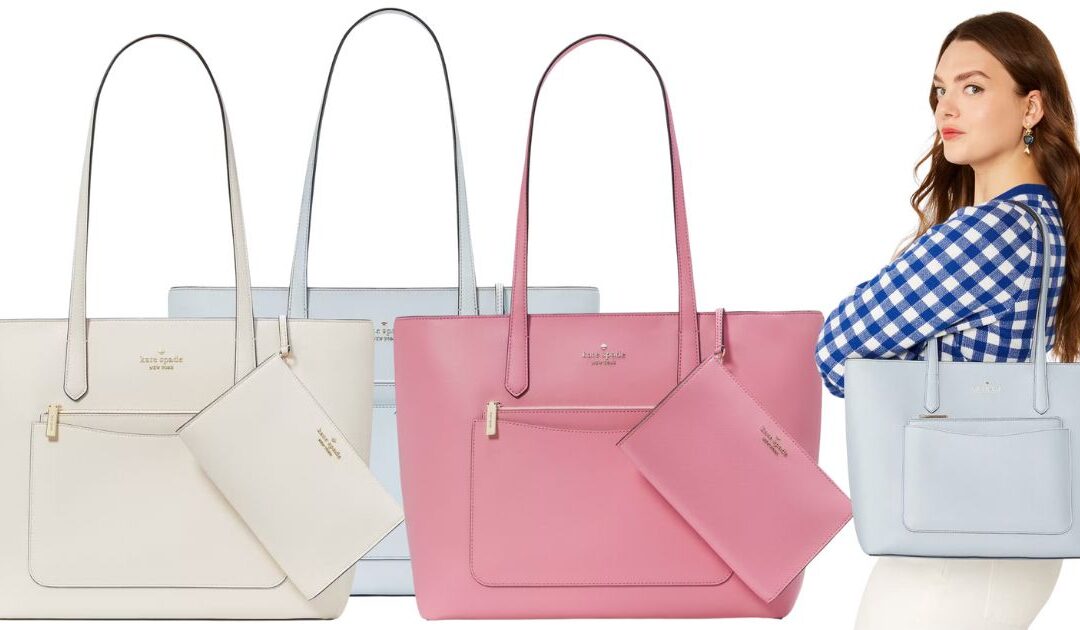 Kate Spade Staci Tote And Wristlet 3 Piece Set a solo $99 (Reg. $499)