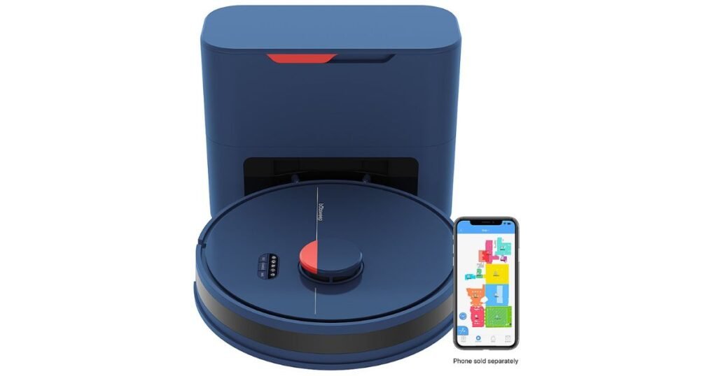 bObsweep - Dustin Wi-Fi Connected Self-Emptying Robot Vacuum and Mop