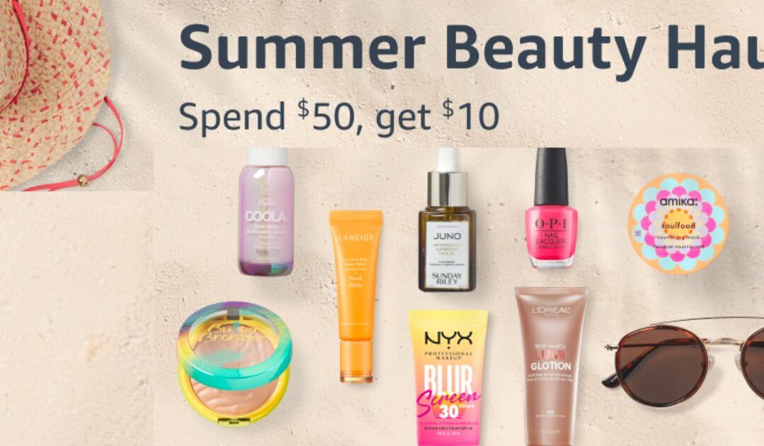 Gana $10 de Crédito en Amazon con una Compra de Belleza de $50 – Se Combina con Otros Descuentos