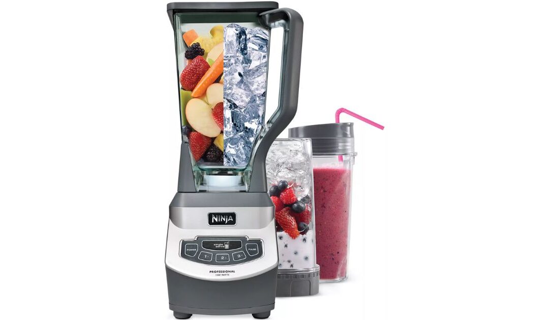 Ninja Professional Blender & Nutri Ninja Cups SOLO $99.99 (Reg. $140)