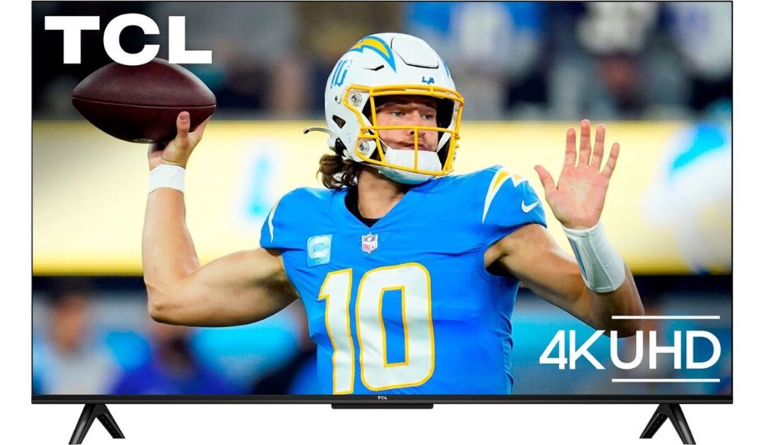 TCL Class S4 S-Class 4K UHD HDR LED Smart TV with Google TV 43-In a solo $199.99 (Reg. $240)