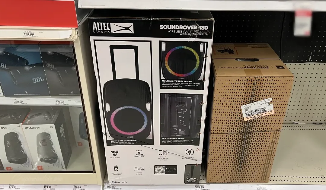 Bocina Recargable Wireless Bluetooth Altec Lansing a solo $119.99 (Reg. $170)