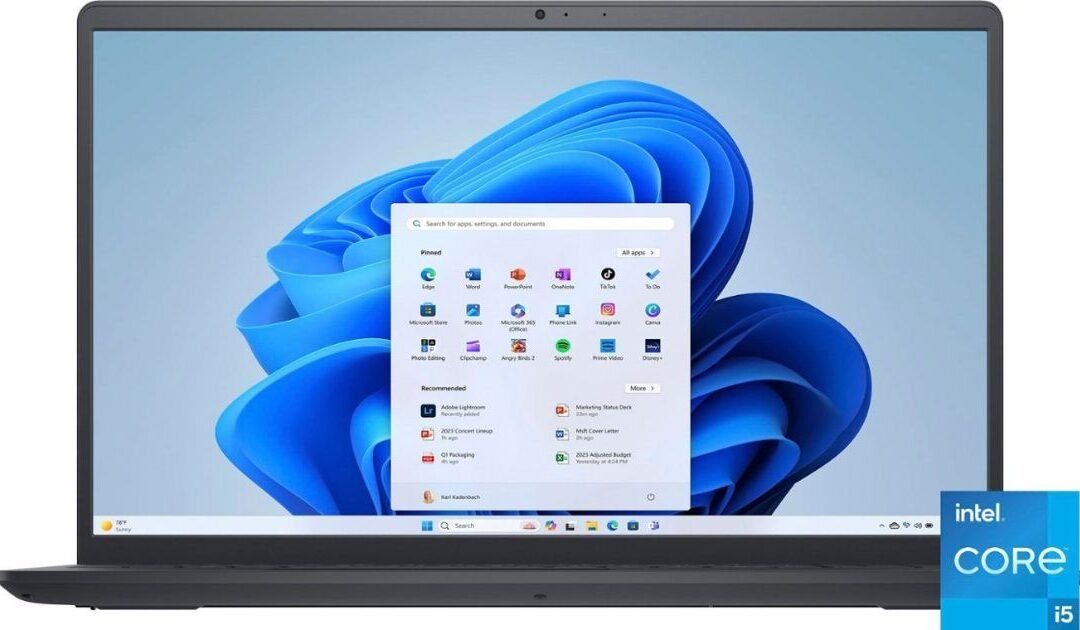 Dell Inspiron 15 Touch Screen Laptop a solo $349.99 en Best Buy (Reg. $630)