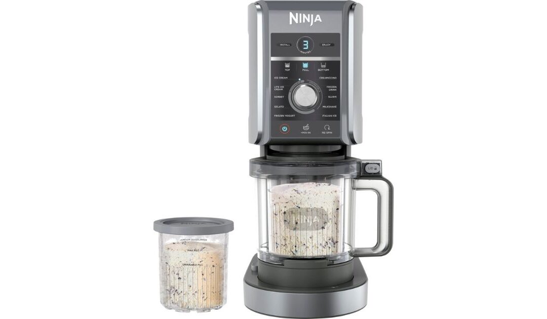 Ninja CREAMi Deluxe Ice Cream and Frozen Treat Maker 11-in-1 a solo $219.99 en Best Buy