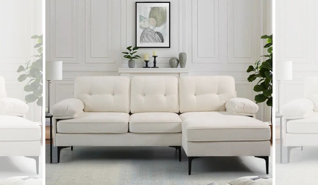 Sofá Seccional Tapizado Joseph-Alexander en un 53% Off + ¡Envío GRATIS!