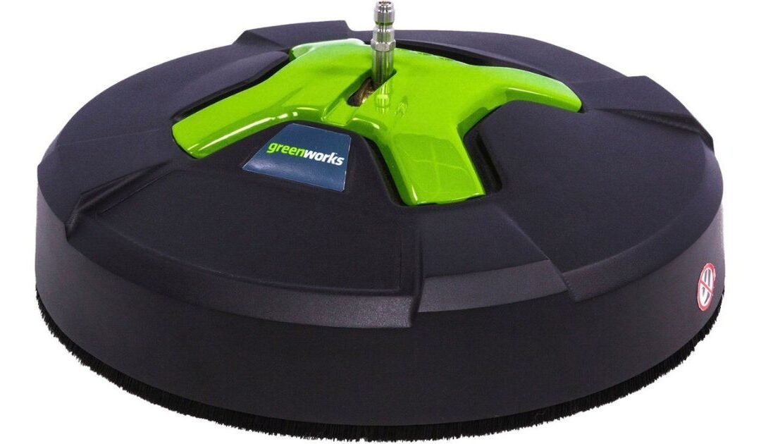 Accesorio limpiador de superficies para máquina a presión Greenworks SOLO $54.99 (Reg. $80)