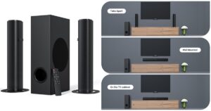 Barra de Sonido Separable TOPVISION con Subwoofer