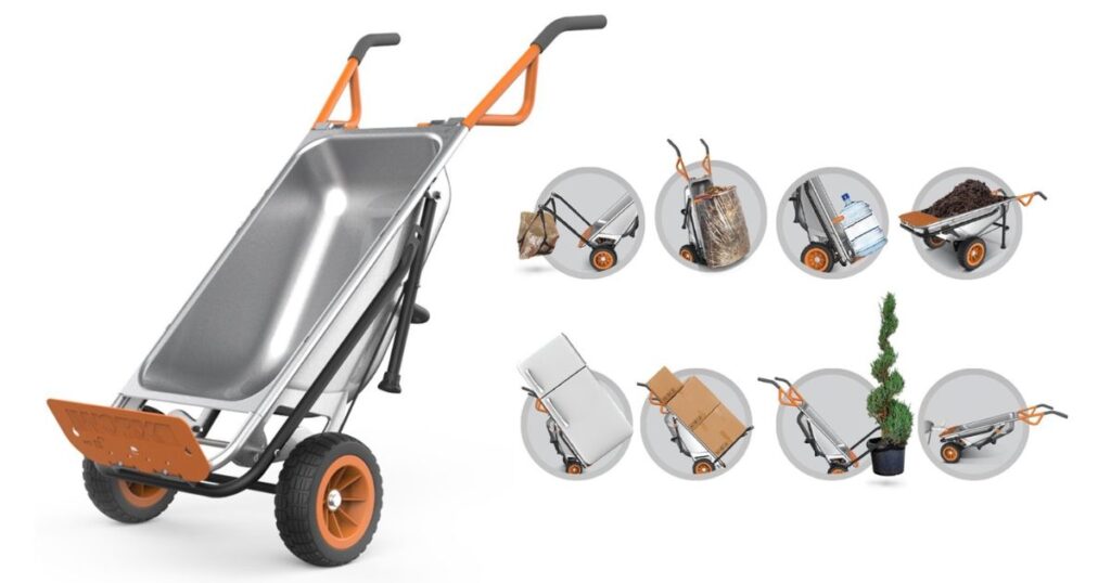 Carro de Jardín WORX 8-en-1