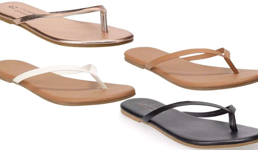 Flip Flops LC Lauren Conrad SOLO $5.99 en Kohl’s (Reg. $15)