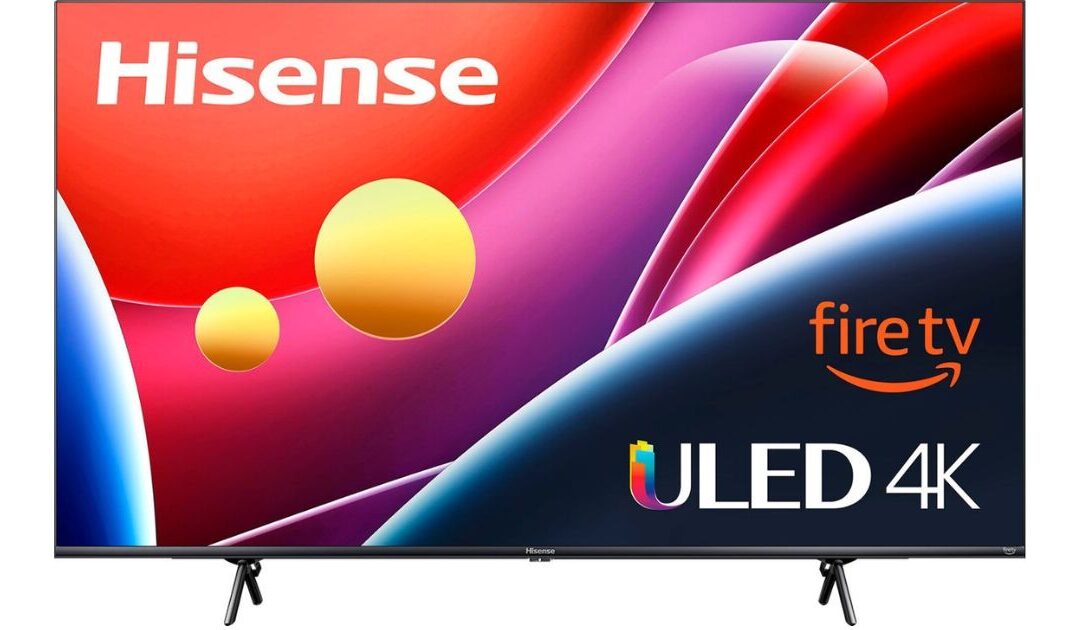 Hisense Class U6 Series Quantum 4K ULED Fire TV 50-In SOLO $279.99 en Best Buy (Reg. $340)