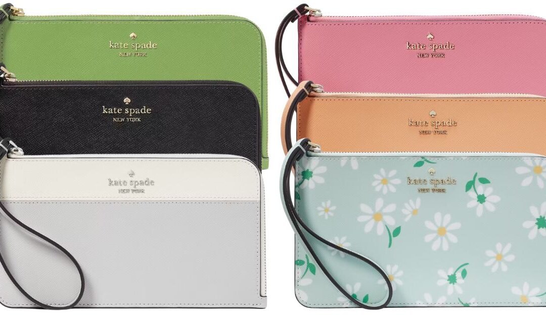 Kate Spade Lucy Medium L-Zip Wristlet SOLO $29 (Reg. $139)