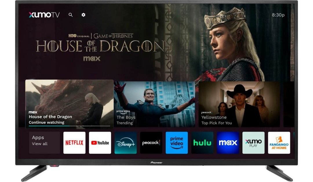 Pioneer Class LED 4K UHD Smart Xumo TV 43-In a solo $129.99 (Reg. $190)