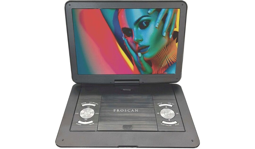 Reproductor de DVD Portátil Proscan 13.3-In a solo $109.99 (Reg. $150)