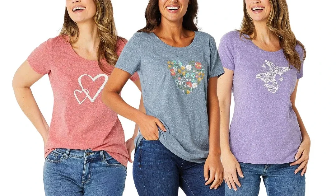 Camisas Para Mujeres SOLO $6.99 en JCPenney