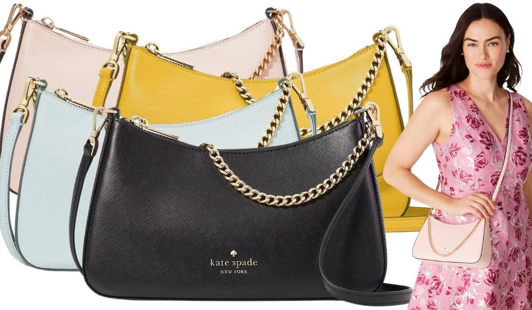 Kate Spade Madison Medium Saffiano Leather Convertible Crossbody a solo $99 (Reg. $299)