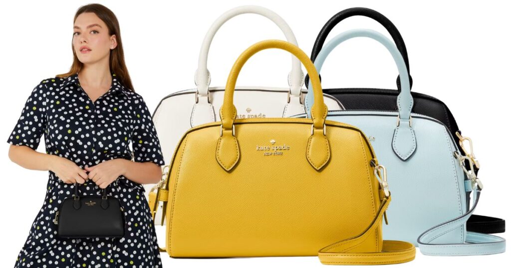 Kate Spade Madison Saffiano Leather Duffle Crossbody