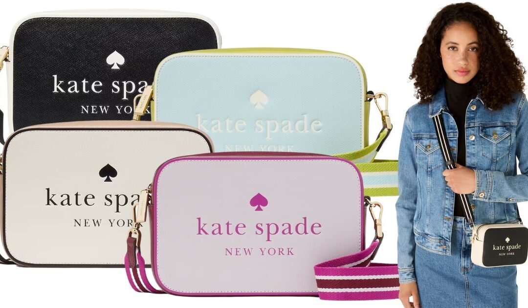 Kate Spade Oh Snap Camera Bag tan bajo como $69 (Reg. $289)