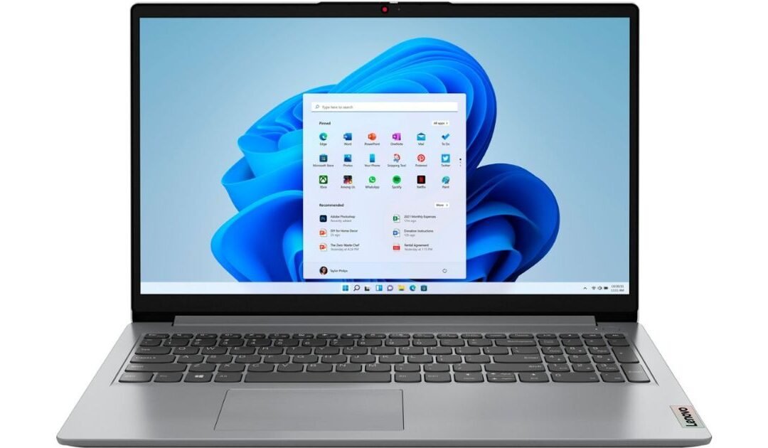 Laptop Lenovo Ideapad 1i FHD Touchscreen 15.6-In SOLO $249.99 (Reg. $500)