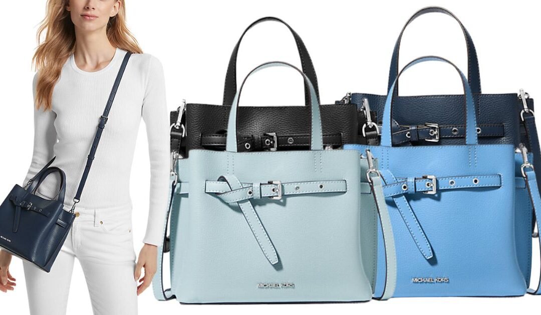 Michael Kors Emilia Small Pebbled Leather Satchel a solo $67.15 (Reg. $498)