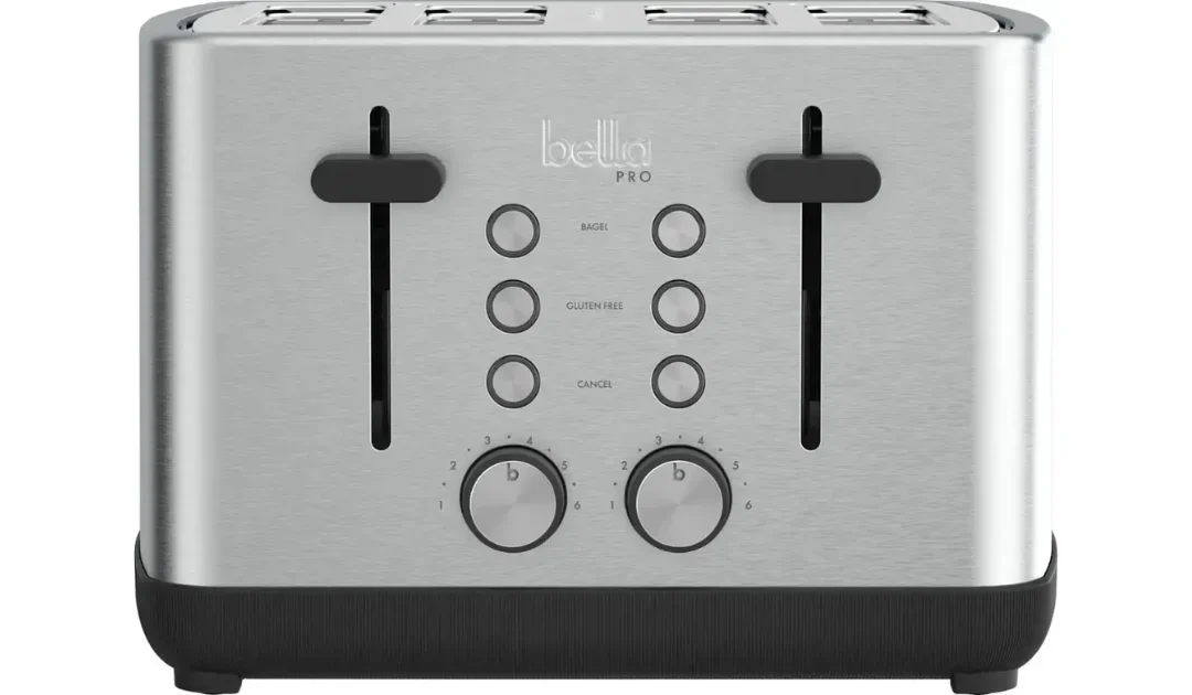 Tostadora bella PRO 4-Slice Stainless Steel a solo $29.99 (Reg. $80)
