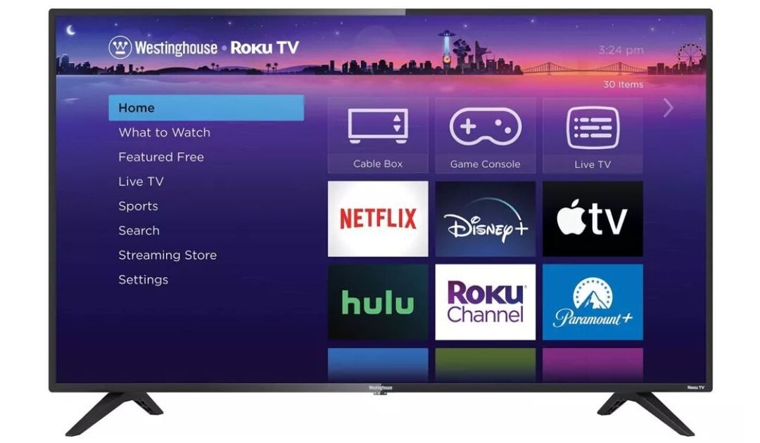 Westinghouse 4K Ultra HD Roku Smart TV with HDR 43-In a solo $189.99 (Reg. $260)