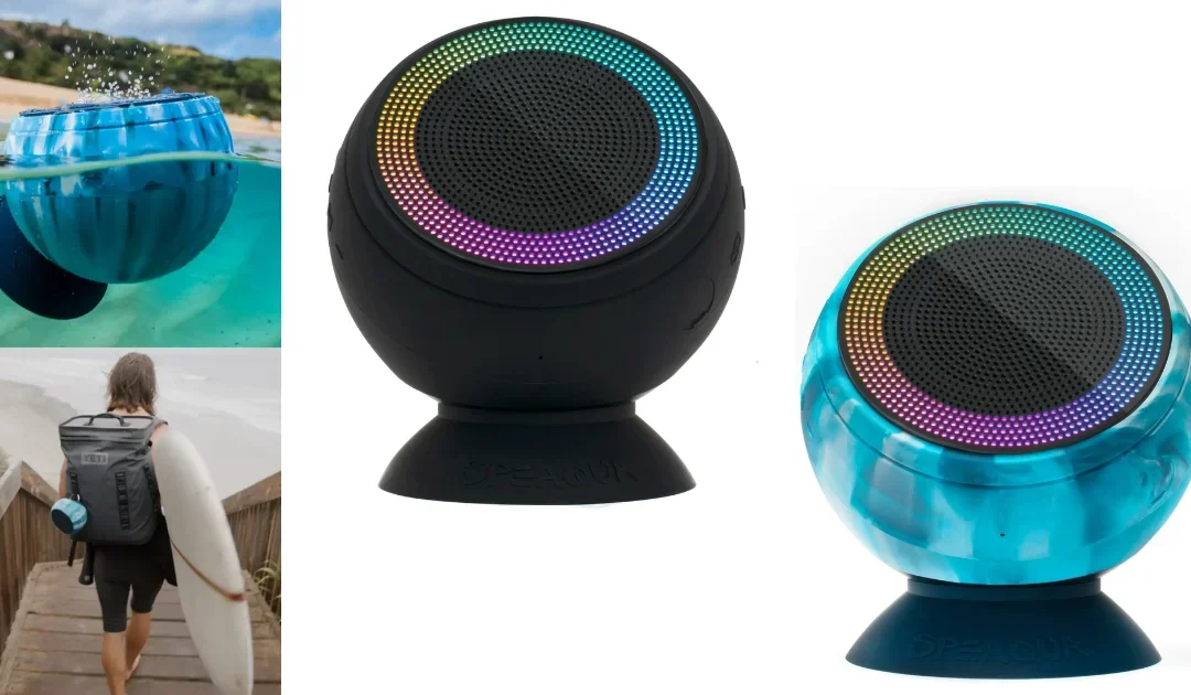 Bocina Bluetooth Portátil Resistente al Agua Speaqua Barnacle X SOLO $74.99 (Reg. $150)