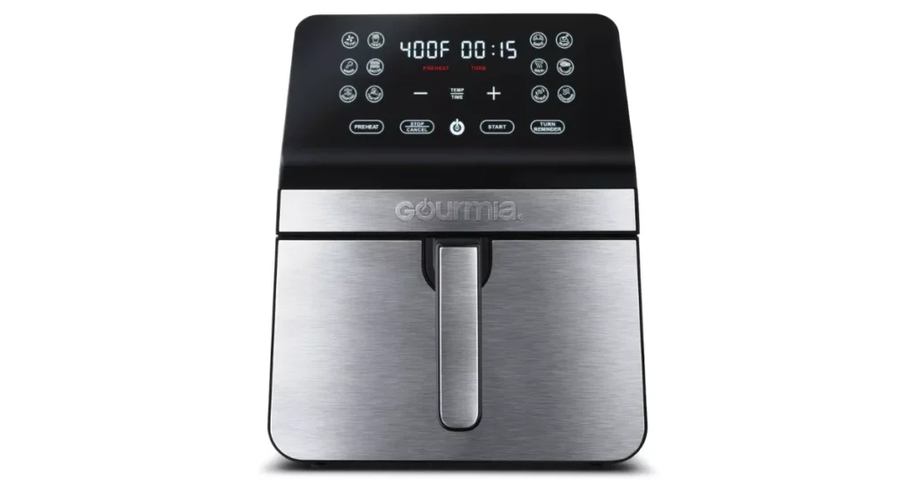 Freidora de Aire Digital Gourmia 8-Qt con 12 Funciones