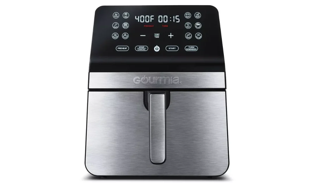 Freidora de Aire Digital Gourmia 8-Qt con 12 Funciones SOLO $59.99 (Reg. $100)