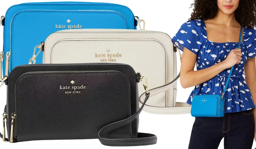 Kate Spade Staci Dual Zip Around Mini Crossbody SOLO $65 (Reg. $259)