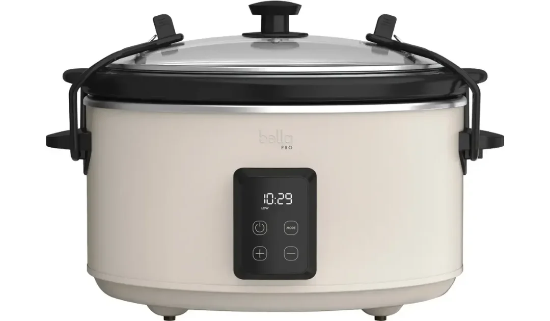 Olla de Cocción Lenta Programable bella PRO 5-Qt SOLO $24.99 (Reg. $50)