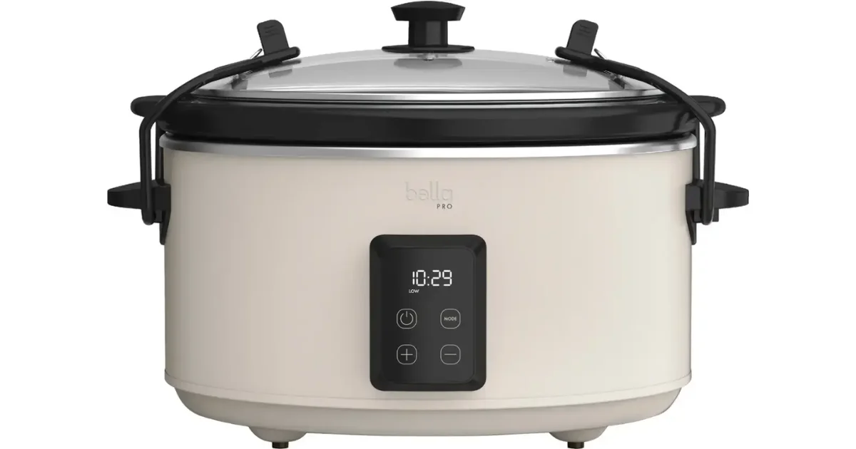 Olla de Cocción Lenta Programable bella PRO 5-Qt