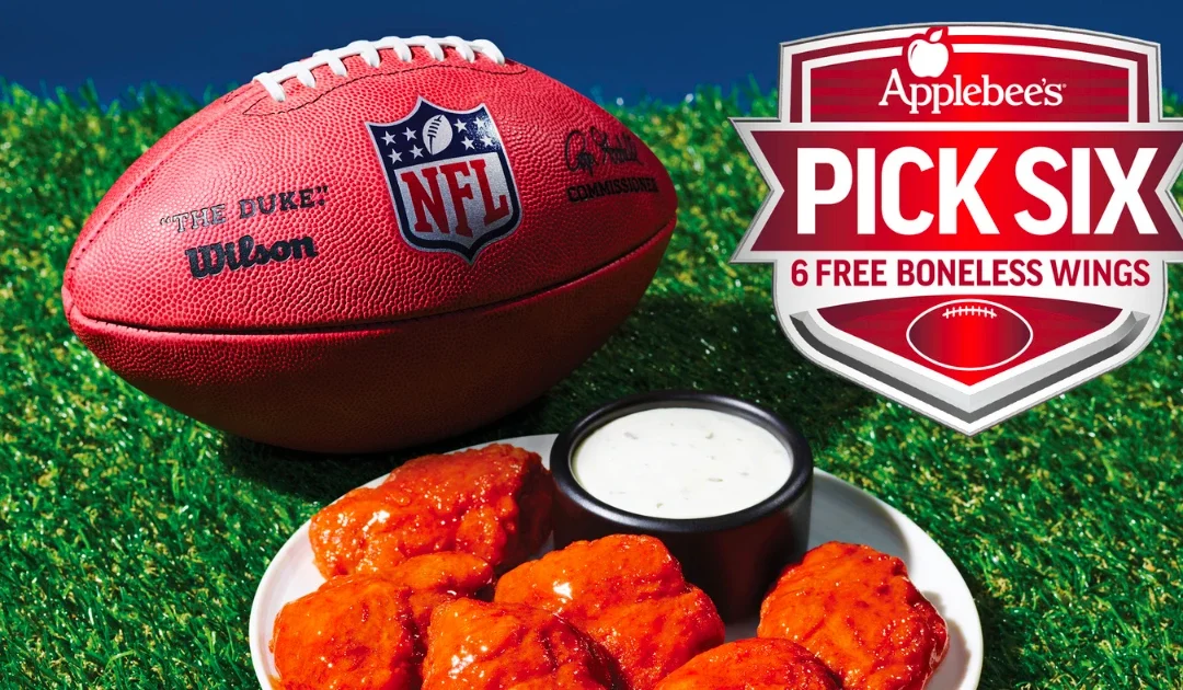 Alitas GRATIS Todos los Lunes con Pick 6 de Applebee’s