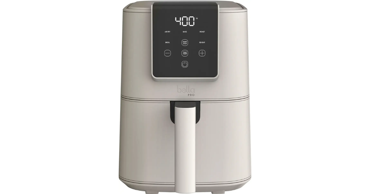 Freidora de Aire Touchscreen bella PRO Slim - Oatmilk