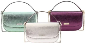 Kate Spade Krista Metallic Chain Flap Crossbody