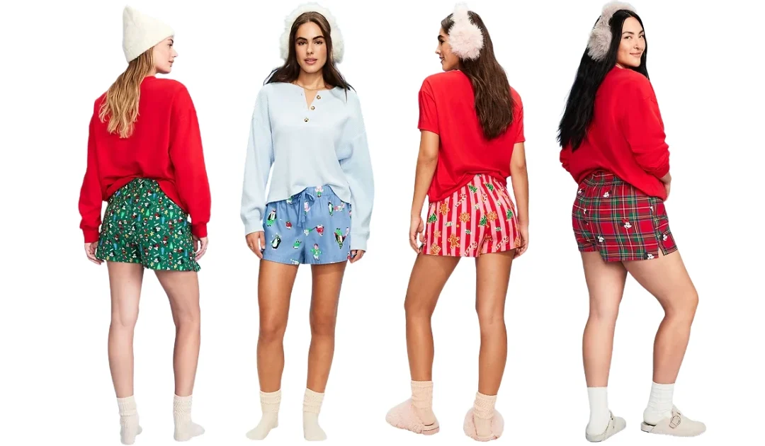Pantalones de Pijamas Cortas Para Mujeres SOLO $5 (Reg $20)