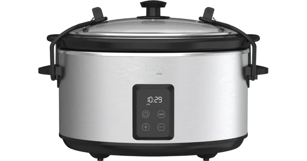 Olla de Cocción Lenta Programable bella PRO 5-Qt - Stainless Steel