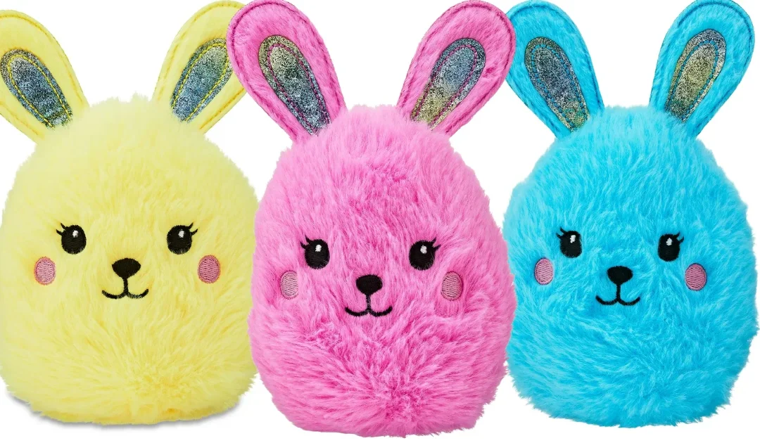 Easter Round Bunny Plush SOLO $1 en Walmart