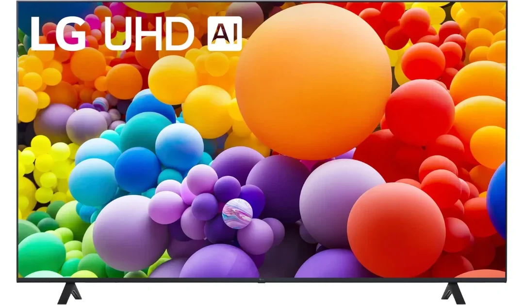 LG Class UT70 Series LED 4K UHD Smart webOS TV 75-In a solo $474.99 (Reg. $700)