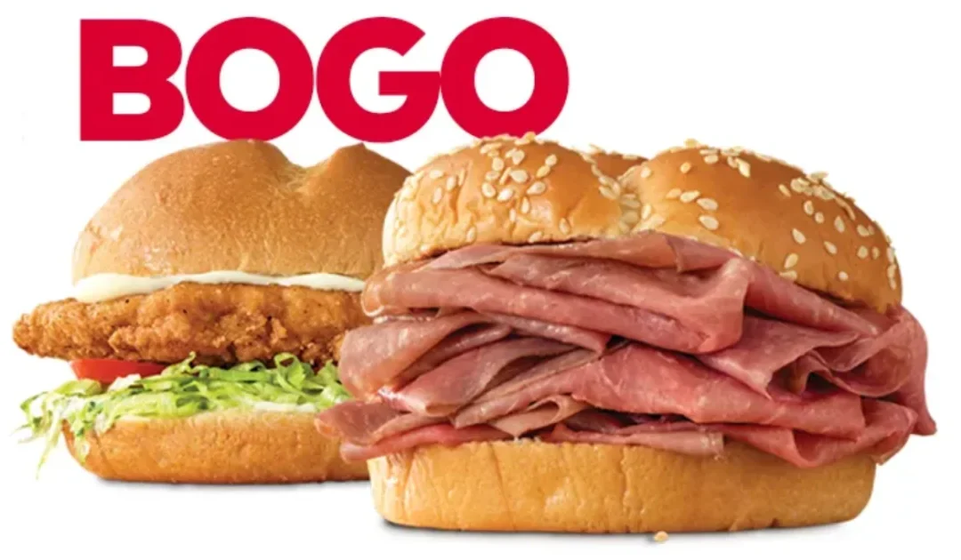 Sandwiches de Arby’s: Compra Uno y Llévate Uno GRATIS