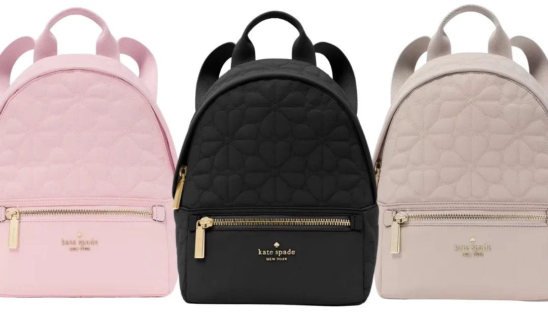 Kate Spade – Spade Flower Quilted Fabric Small Backpack SOLO $99 (Reg. $349)