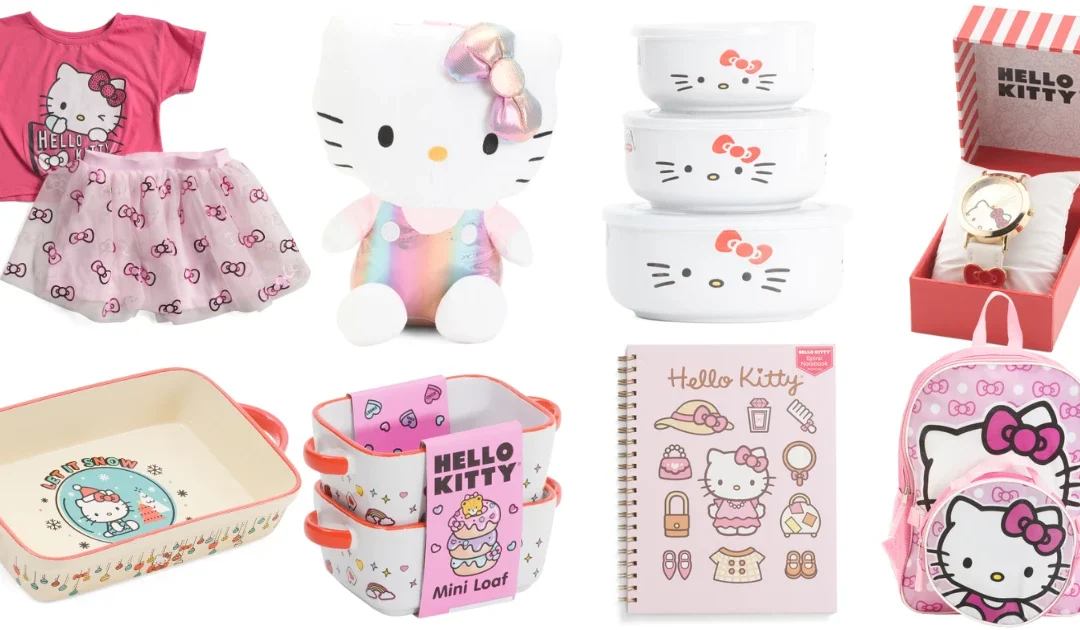 HASTA un 75% de Descuento en la Colección Hello Kitty en TJ Maxx + Envío GRATIS