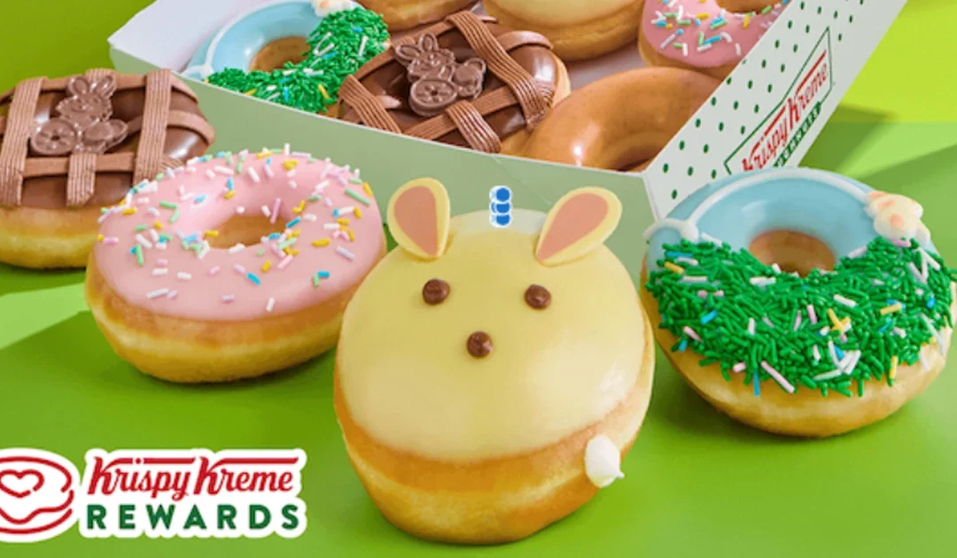 Dona de Pascua Hoppy GRATIS en Krispy Kreme Con tu Compra Hasta el 14 de Abril