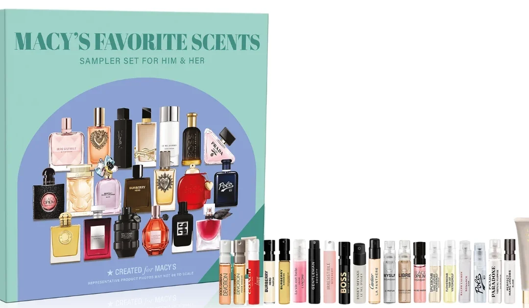 Set de Muestra de Perfumes Favoritos de Macy’s de 21-Piezas en SOLO $25