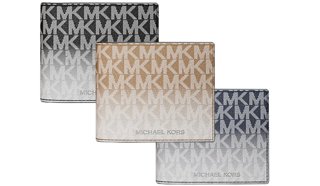 Michael Kors Cooper Ombré Signature Logo Billfold Wallet SOLO $23.20 (Reg $138)