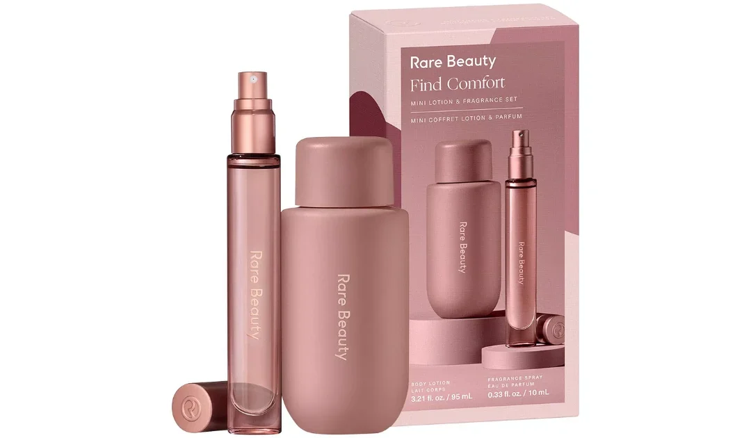 Rare Beauty by Selena Gomez Mini Find Comfort Lotion & Fragrance Set SOLO $15 (Reg $30)
