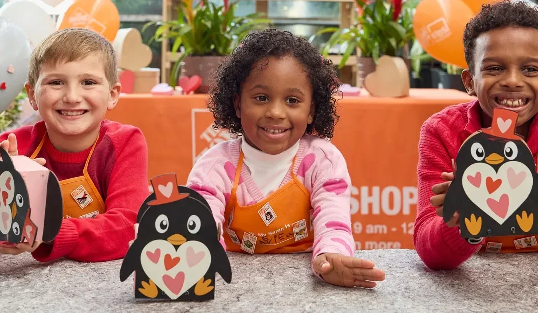 Taller GRATIS Para Niños Home Depot: ¡Construye un Buzón de Pingüino Este 7 de Febrero!